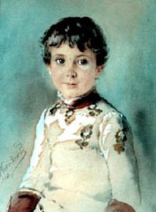 Niko Dadiani Baby — Konstantin Yegorovich Makovsky