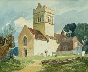 Gillingham Church, Norfolk — John Sell Cotman