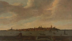 View Of Heusden, Monogrammist Fk (noordelijke Nederlanden), 1625 - 1674 — Monogrammist Jg