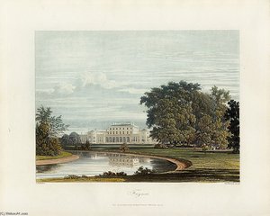 Frogmore House, From Pyne's Royal Residences — Charles Wild