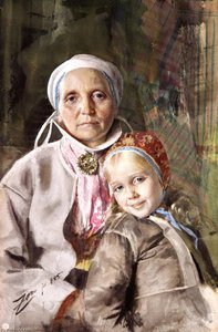 Mona And Karin — Anders Leonard Zorn