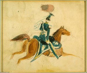 Man On Horseback — Constantin Guys