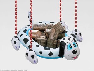 Dogpool Logs — Jeff Koons