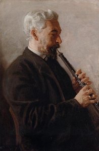 The Oboe Player (also Known As Portrait Of Benjamin Sharp) — Thomas Eakins, Contemporary Realism