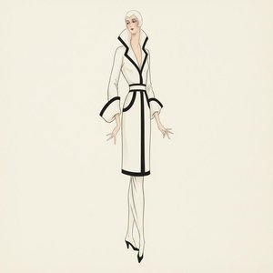 Architectural White Couture In Monochrome Contour — Valentin Laurent De Courcey