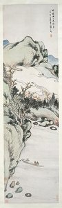 清 吳熙載 山水 軸 Landscape — Wu Xizai