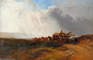 The Log Wagon — George Cole Senior, Romanticism
