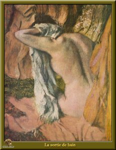 Leaving The Bath — Edgar Degas