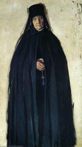 Abbess — Boris Mikhailovich Kustodiev