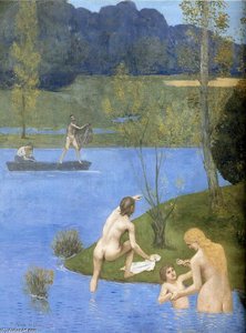 Summer (detail) — Pierre Cécile Puvis De Chavannes