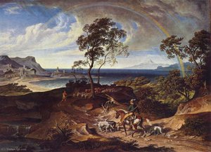 Landscape after a thunderstorm