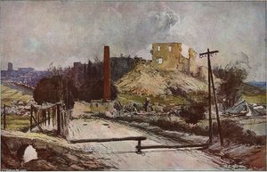 Coucy-le-chateau Apres La Destruction Allemande — François Flameng