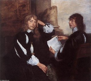 Thomas Killigrew And (.) William, Lord Croft — Sir Anthony Van Dyck