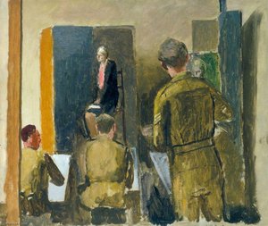 The Portrait Class, Formation College Arts Wing, Florence — Carel Victor Morlais Weight