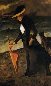 On A Stroll — Alfred Stevens
