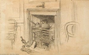Fireplace And Stove — John Ottis Adams
