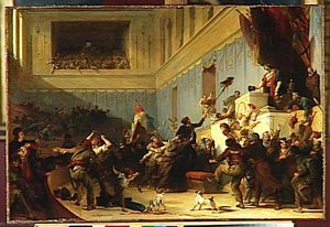 Boissy D'anglas Saluant La Tete De Feraud (ier Prairial An Iii) — Aleksandr Evarist Fragona, Romanticism