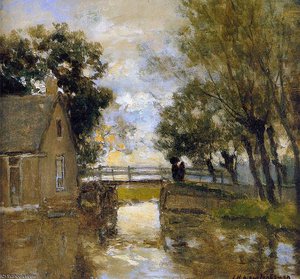 Summer Evening Sun — Jan Weissenbruch