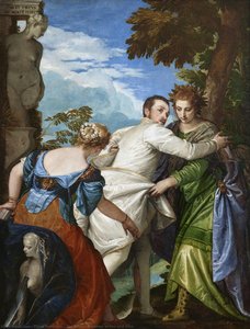La Elección Entre La Virtud Y El Vicio — Paolo Veronese