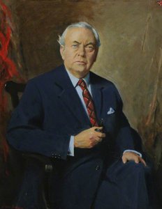The Right Honourable Sir Harold Wilson (1916–1995), Lord Wilson Of Rievaulx, Fellow, Prime Minister (1964–1970 1974–1976) — Cowan Dobson