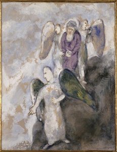 Die Abstieg Nach Sodom — Marc Chagall