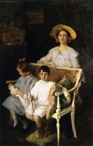 Portrait Group (dorothy, Helen And Bob) — William Merritt Chase