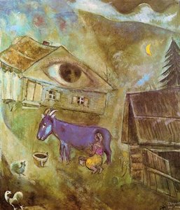 Das Haus Mit Dem Grünen Auge — Marc Chagall
