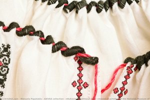 Aievea Collection; \nbukovina Traditional Shirt;\nbased On Artefact Of The National Museum Of The Romanian Peasant — Manuela Papatakis