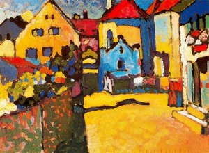 La Calleja Grün En Murnau — Wassily Wassilyevich Kandinsky, Expressionism