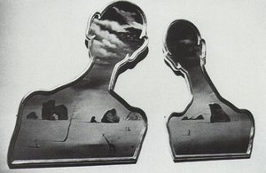Ein Paar Mit Ihren Köpfen Voller Wolken, 1936 — Salvador Dalí