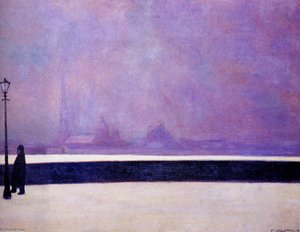 Neva, Light Fog — Félix Vallotton, Post-impressionism