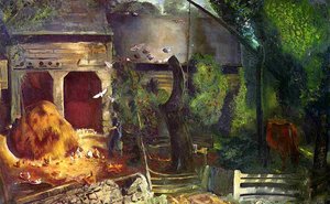 Old Farmyard, Toodleums — George Wesley Bellows