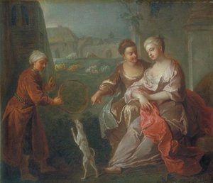 Jeux Dans Une Cour De Ferme — Jean François De Troy