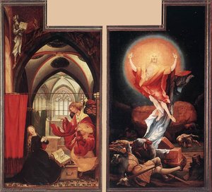 Verkündigung Und Auferstehung — Matthias Grünewald