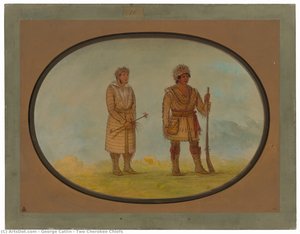 Two Cherokee Chiefs — George Catlin