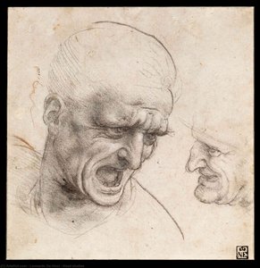 Estudios De Cabeza — Leonardo Da Vinci