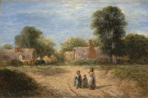 The Farmstead — David Cox The Elder