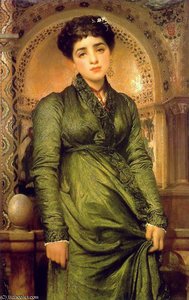 Girl In Green — Sir Frederic Lord Leighton