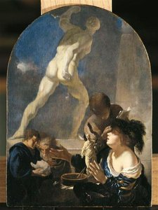 L'ATELIER DU SCULPTEUR OU ALLEGORIE SUR L'EDUCATION DE LA JEUNESSE