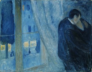 Kiss By The Window — Edvard Munch