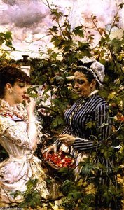 First Fruits (also Known As The Basket Of Strawberries) — Giovanni Boldini