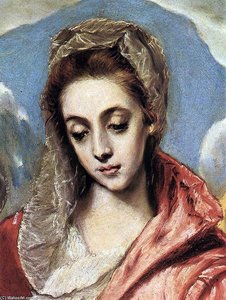 The Holy Family (detail) — El Greco, Baroque Expressionism