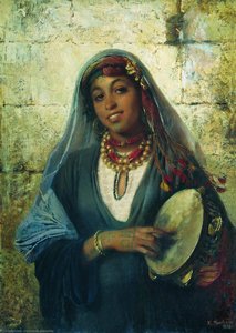 Eastern Woman (gipsy) — Konstantin Yegorovich Makovsky