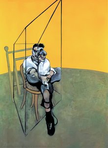 Tres Estudios de Lucian Freud, izquierdo