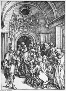 La Vida De La Virgen: 10. La Circuncisión De Cristo — Albrecht Dürer, Renacimiento Del Norte