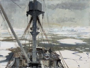 John Biscoe In Pack Ice, (1957) — Edward Seago