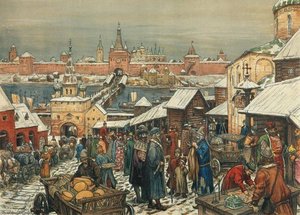 Market In Nizhny Novgorod — Apollinari Vasnetsov