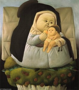 Madone À L'enfant — Fernando Botero