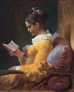 A Young Girl Reading — Jean-honoré Fragonard, Rococo