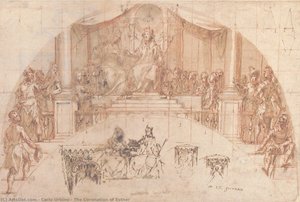The Coronation Of Esther — Carlo Urbino